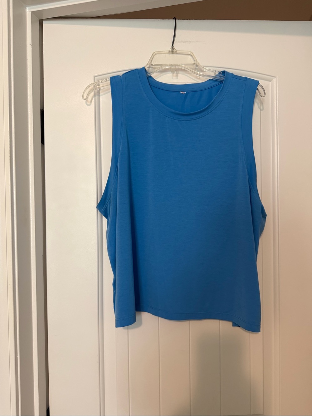 Relaxed Muscle Tank Top in Bright Blue